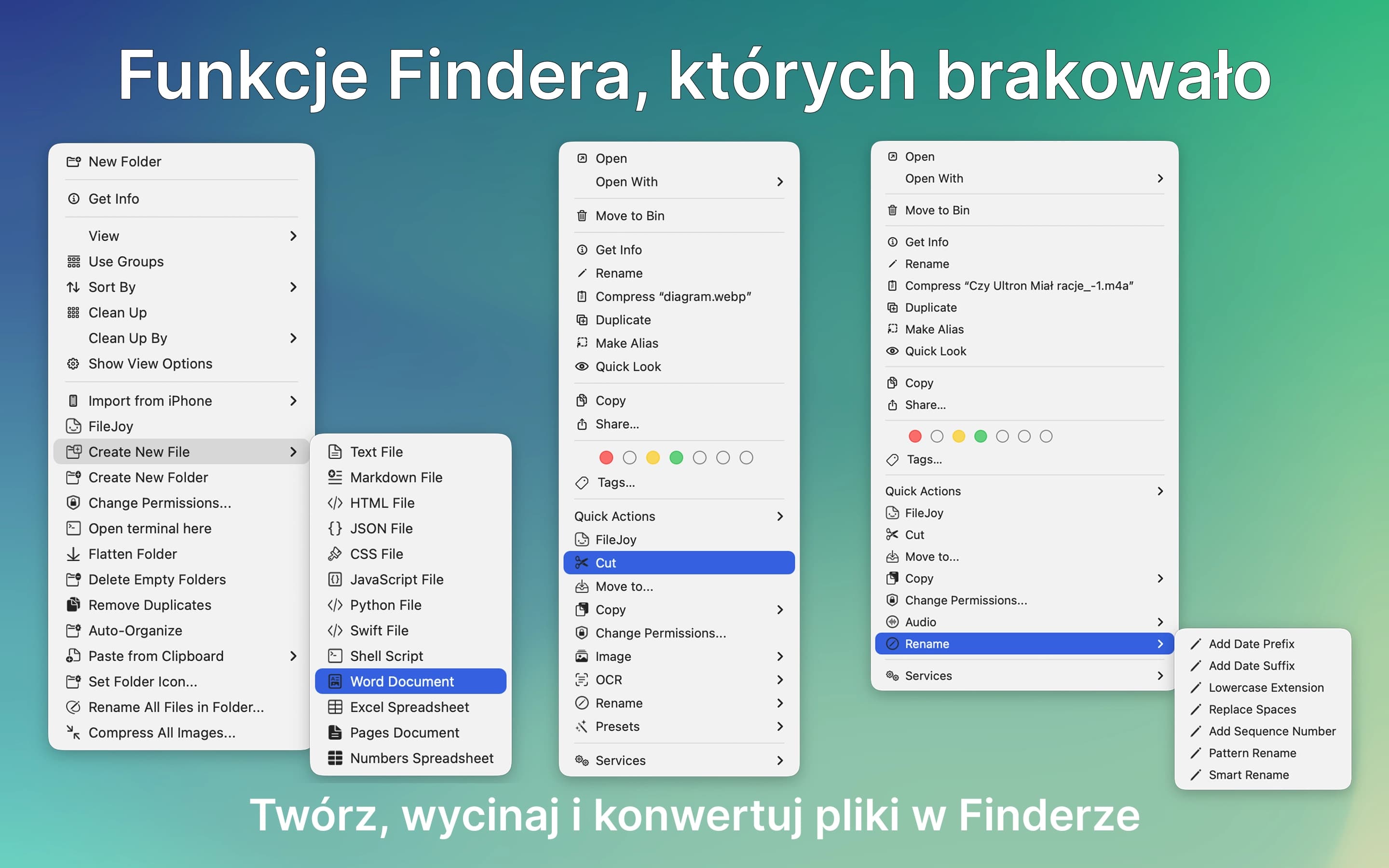 Funkcje Findera, których brakowało