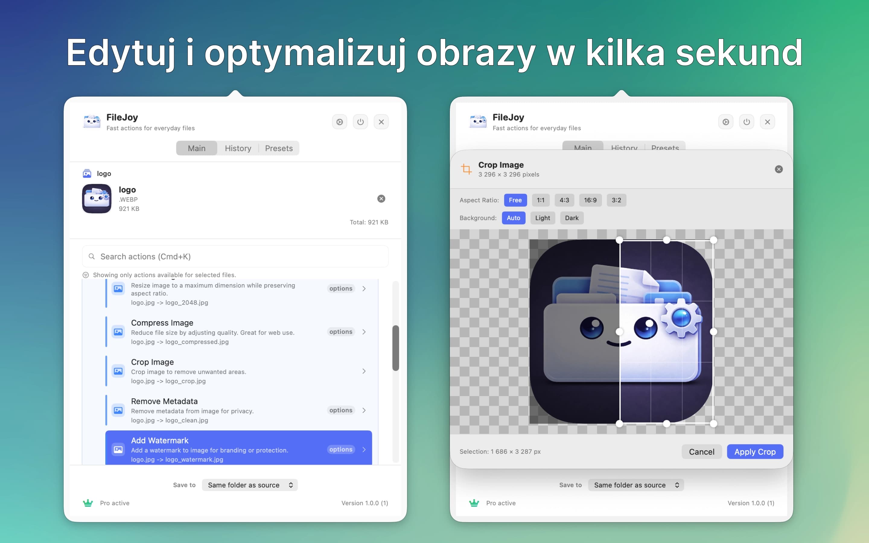 Edycja i optymalizacja obrazów w kilka sekund